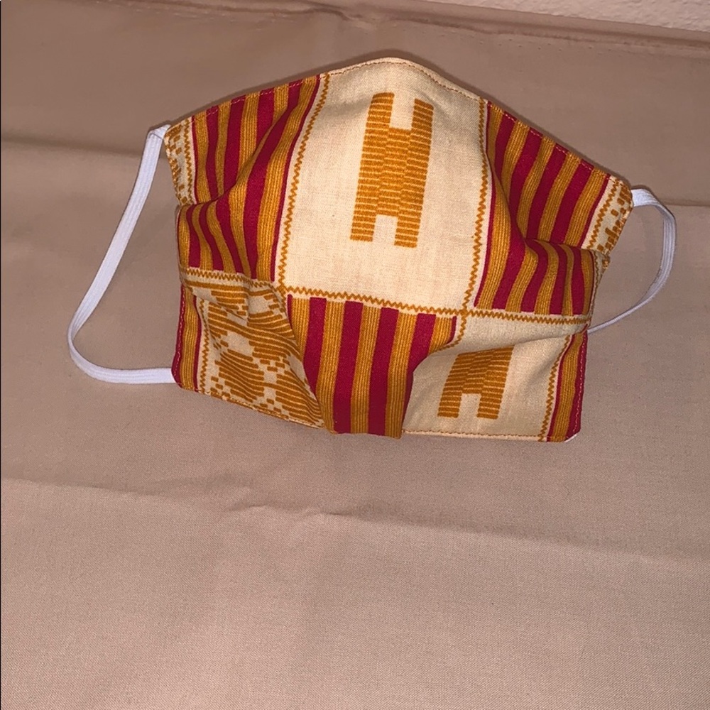 African Print Handmade Mask